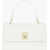 Moschino Love Faux Leather Bag With Front Monogram And Turn Lock Clos White