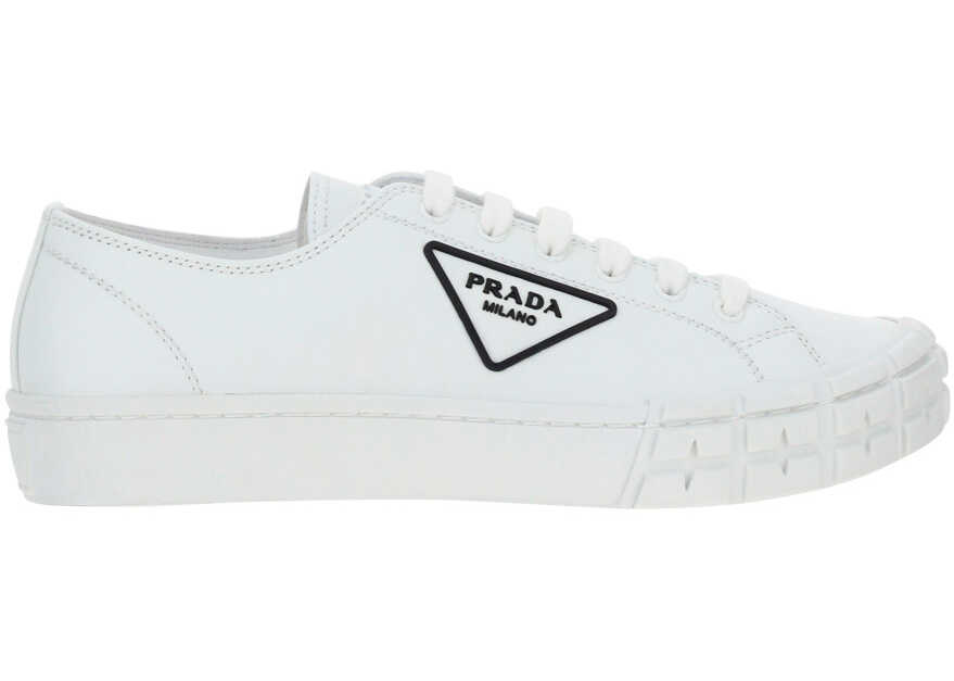 Prada Cassetta Wheel Sneakers BIANCO+NERO