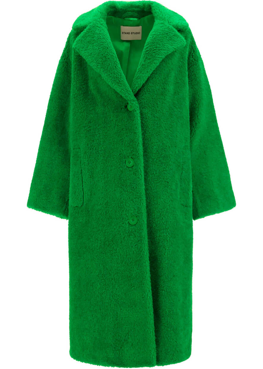 STAND STUDIO Opal Coat BRIGHT GREEN image0