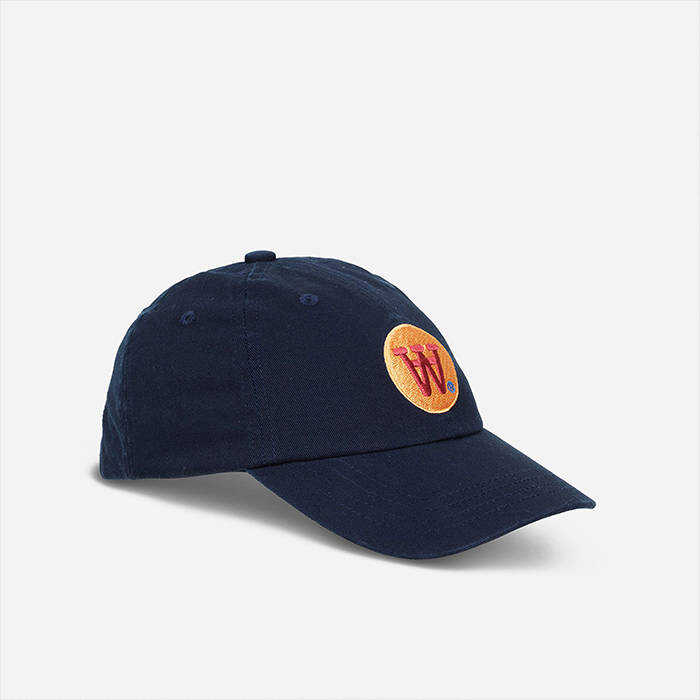 Wood Wood Hat Eli Badge 10280800-7083 NAVY Navy Blue