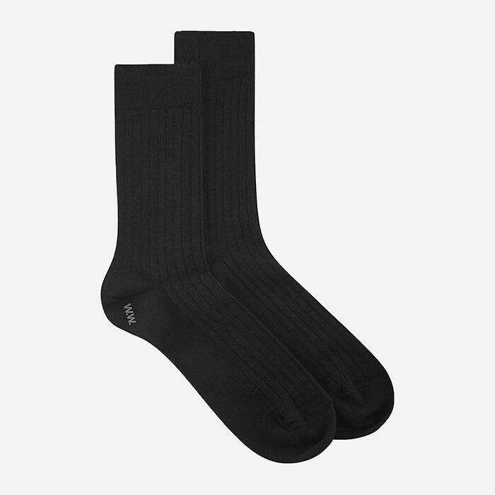 Wood Wood Socks Nathan Wool Socks 12139003-9516 BLACK black