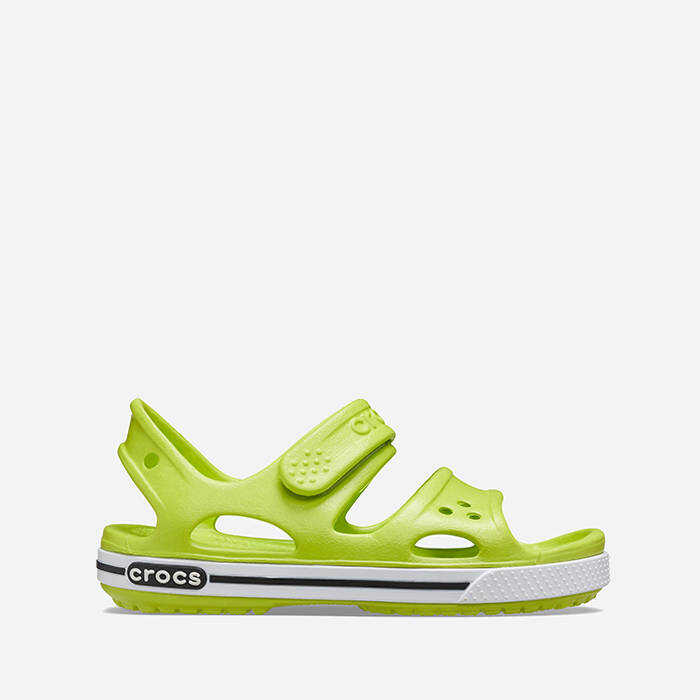 Crocs Crocband II Sandal PS 14854 lime PUNCH/BLACK sandals GREEN