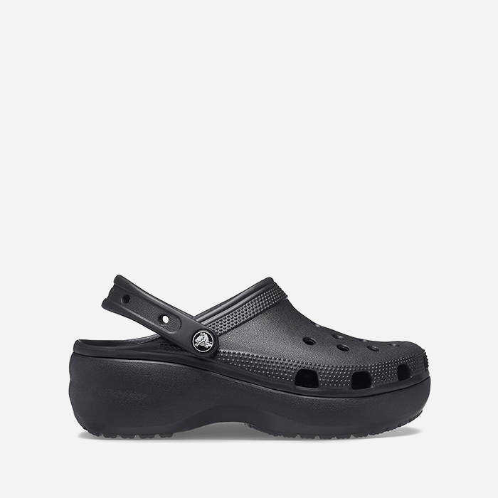 Crocs Classic Platform women 206750 BLACK flip flops black