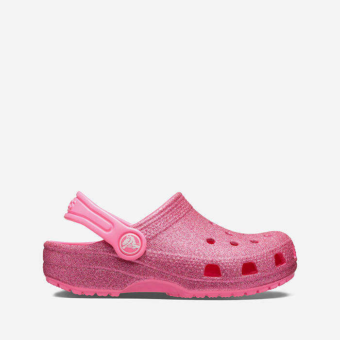 Crocs Classic Glitter Clog K 206993 PINK LEMONADE PINK