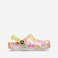 Cravate Crocs Classic Tie Dye Graphic Kids Clog 206994 ORANGE ZING/MULTI Baieti