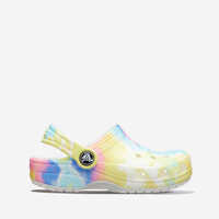 Cravate Crocs Classic Tie Dye Graphic Clog 206995 WHITE/MULTI Baieti