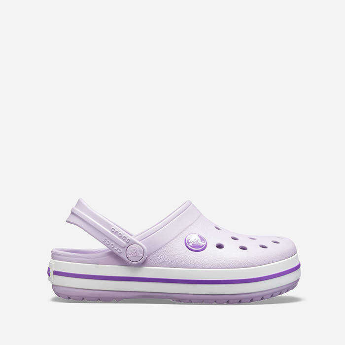 Crocs flaps Crocband Kids Clog 207006 LAVENDER/NEON PURPLE PURPLE