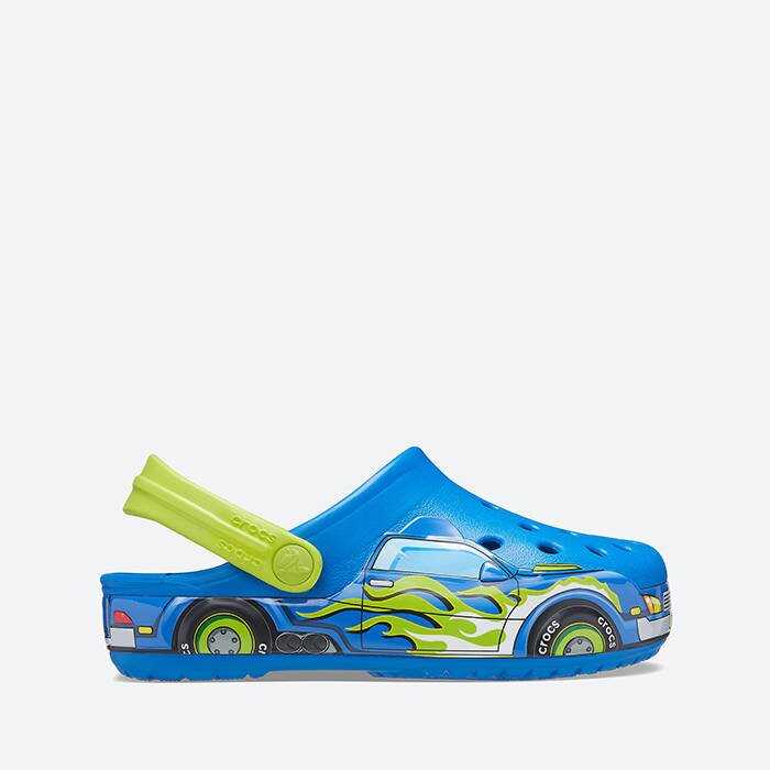 Crocs FL Truck Band Clog Kids 207074 BRIGHT COBALT flip flops BLUE