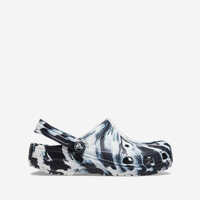 Slapi Crocs Classic Marbled Kids Clog 207464 BLACK/WHITE Baieti