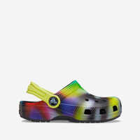Slapi Crocs Classic Solarized Kids Clog 207588 BLACK/MULTI Baieti