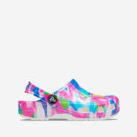 Slapi Crocs Classic Solarized Kids Clog 207588 PINK/WHITE Baieti