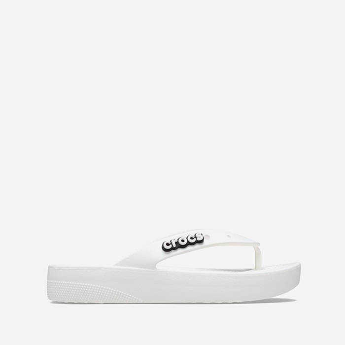 Crocs Classic Platform Flip W 207714 WHITE WHITE