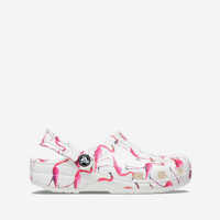 Slapi Crocs Classic pool Party Clog 207826 WHITE/FLAMINGO Baieti