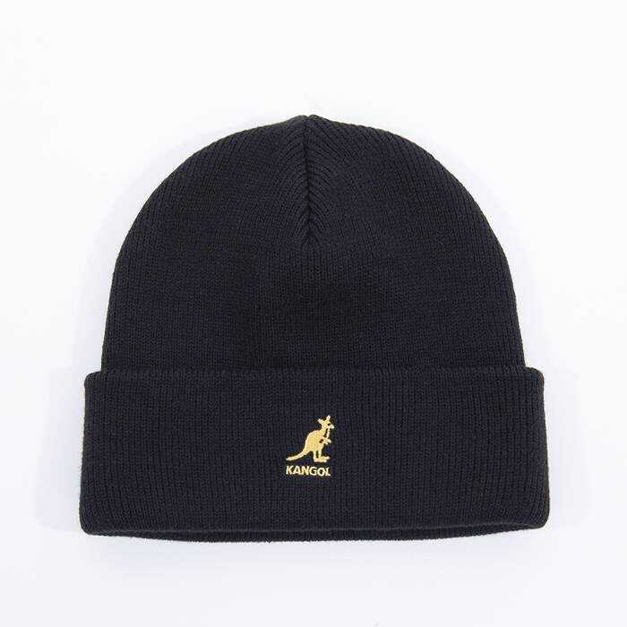 Kangol Acrylic Pull-On 2978BC BLACK/GOLD black