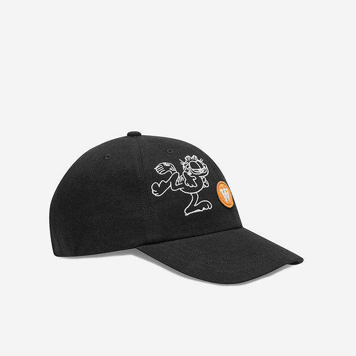 Wood Wood Hat x Garfield Eli Cap Kick 30040800-7083 BLACK black