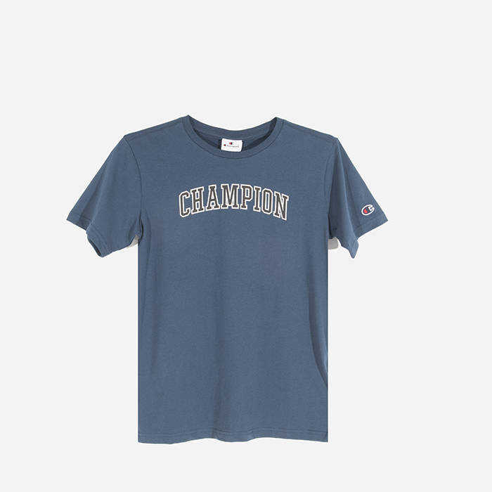 Champion Crewneck T-Shirt 306141 BS560 Navy Blue