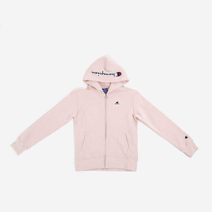 Champion Hooded Full Zip Sweatshirt 404227 PS075 PINK