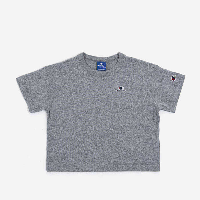 Champion Crewneck T-shirt 404232 EM525 SZARY