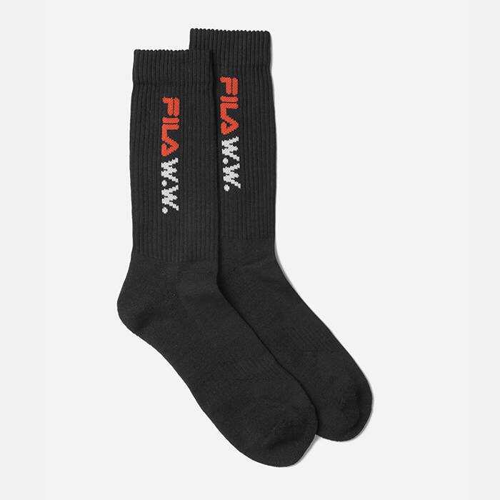 Wood Wood Socks Fila x unisex Dean Socks 688585 A296 black