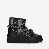 Bocanci de iarna Inuikii Sneaker English Tartan 70202-53 BLACK shoes Femei