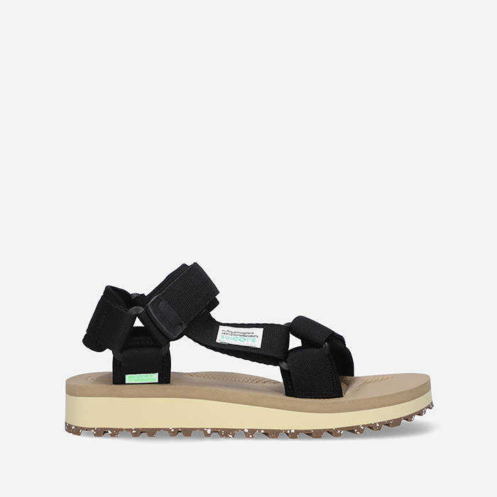 Suicoke Sandals DEPA-2CAB-ECO BLACK / BEIGE black