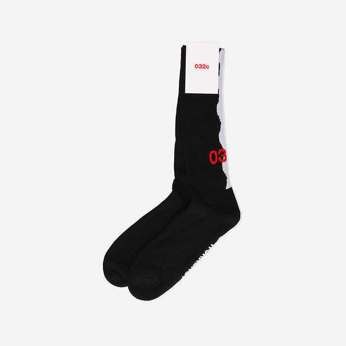 032c Socks Dazzle Socks FW22-A-1020 BLACK black