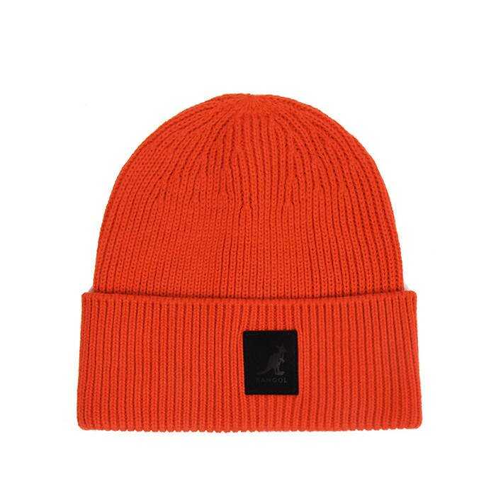 Kangol Patch Beanie K3020ST FIERY ORANGE hat ORANGE