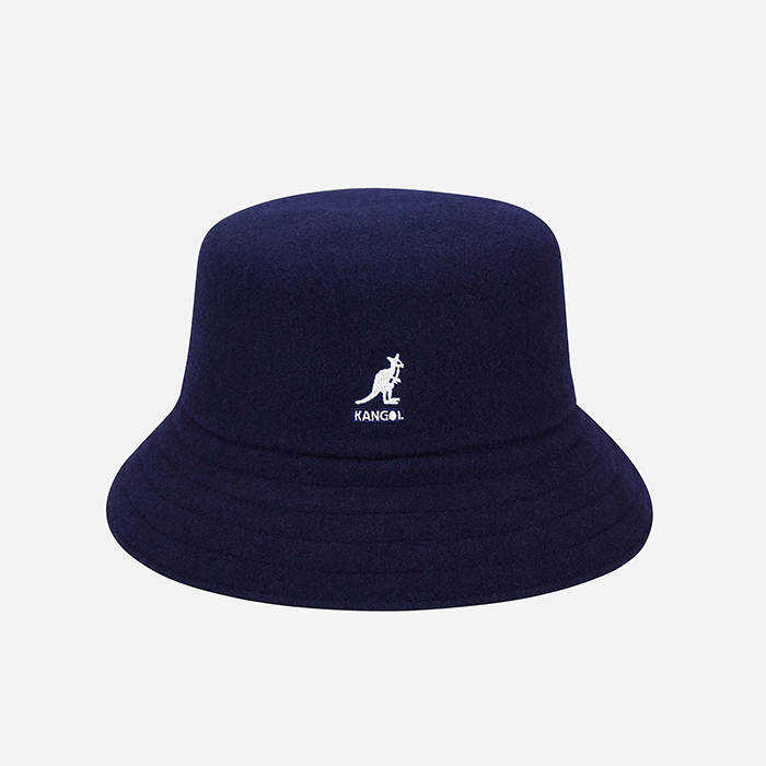 Kangol wool Lahinch K3191ST NAVY hat Navy Blue