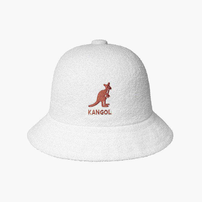 Kangol Big Logo Casual K3407 WHITE WHITE