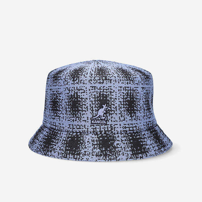 Kangol Grunge Plaid Bin K3548 DEEP SPRINGS/ICED LILAC hat PURPLE