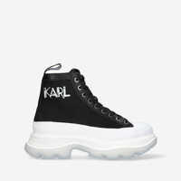Sneakers Karl Lagerfeld Luna Art Deco Lace Boot KL42951 900 Femei
