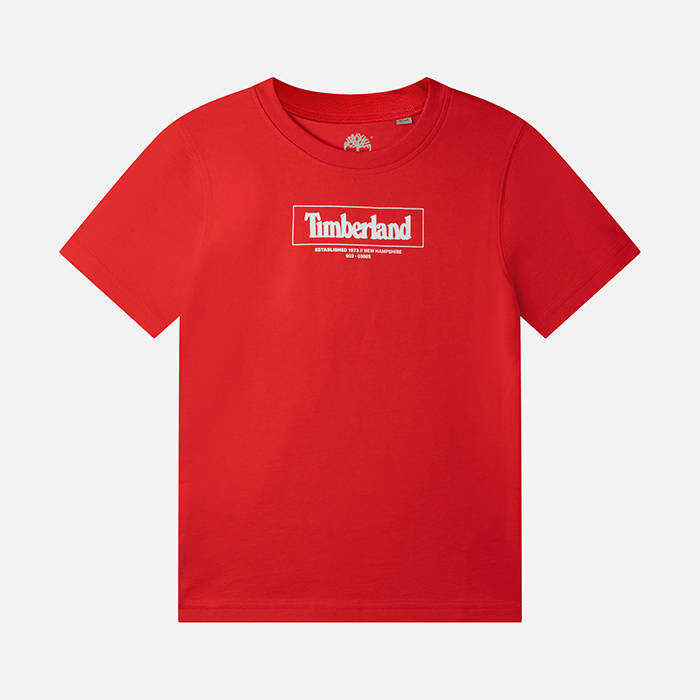 Timberland Short Sleeves Tee-shirt T25S81 992 red