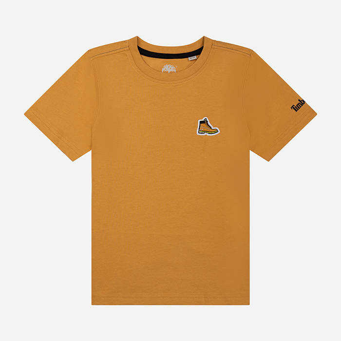 Timberland Short Sleeves Tee-shirt T25S87 589 ORANGE