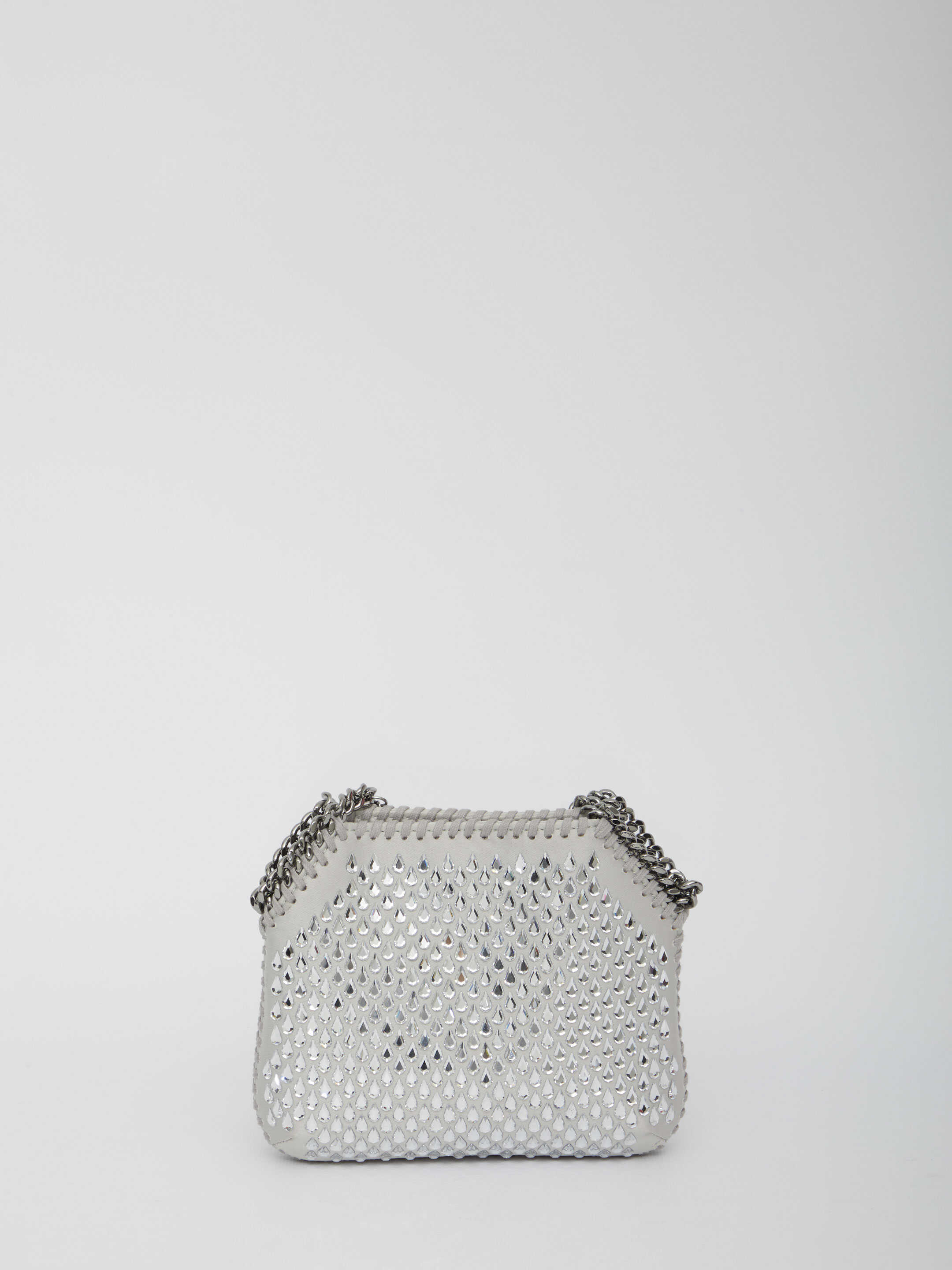 Stella McCartney Falabella Mini Bag With Crystals Silver