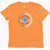 Converse All Star Chuck Taylor Plain T-Shirt With Printed Logo Orange