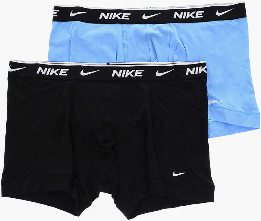 Nike Logoed At The Waist Boxer Set Blue