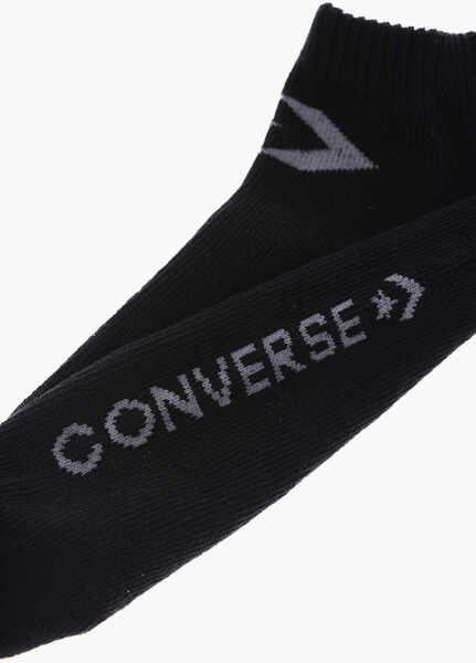 Sosete Converse Solid Color Cotton Stretch 3 Pairs Of Socks Set Black Femei (BM 9358199) 3