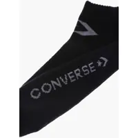 Sosete Converse Dama - Sosete Converse Solid Color Cotton Stretch 3 Pairs Of Socks Set Black Femei (BM 9358199) - B-mall.ro