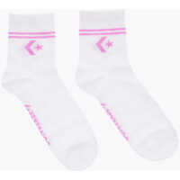Sosete Contrasting Embroidered Logo Long 2 Pairs Of Socks Set Fete