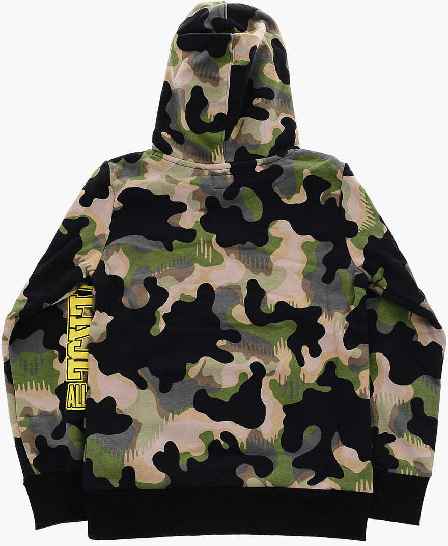 Bluze de trening Converse All Star Brushed Cotton Camouflage Hoodie Multicolor Baieti (BM 9358214) 3