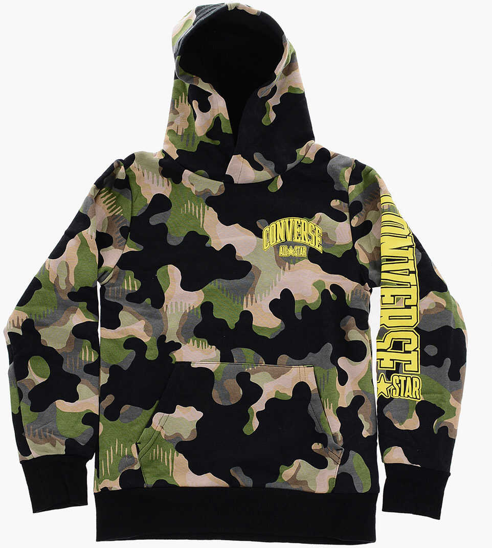 Converse All Star Brushed Cotton Camouflage Hoodie Multicolor