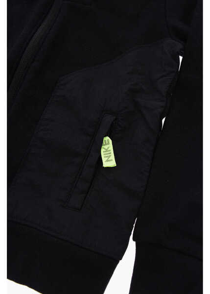 Bluze de trening Nike Contrasting Details Solid Color Sweatshirt Black Baieti (BM 9358457) 2