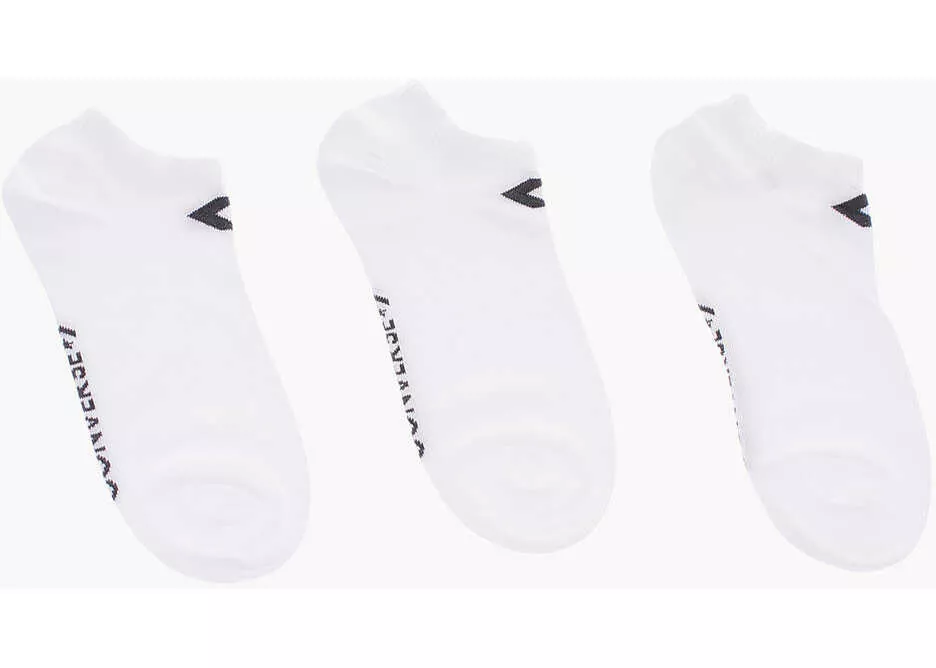 Sosete Converse Logo Embroidered 3 Socks Set White Femei (BM 9358472) 2