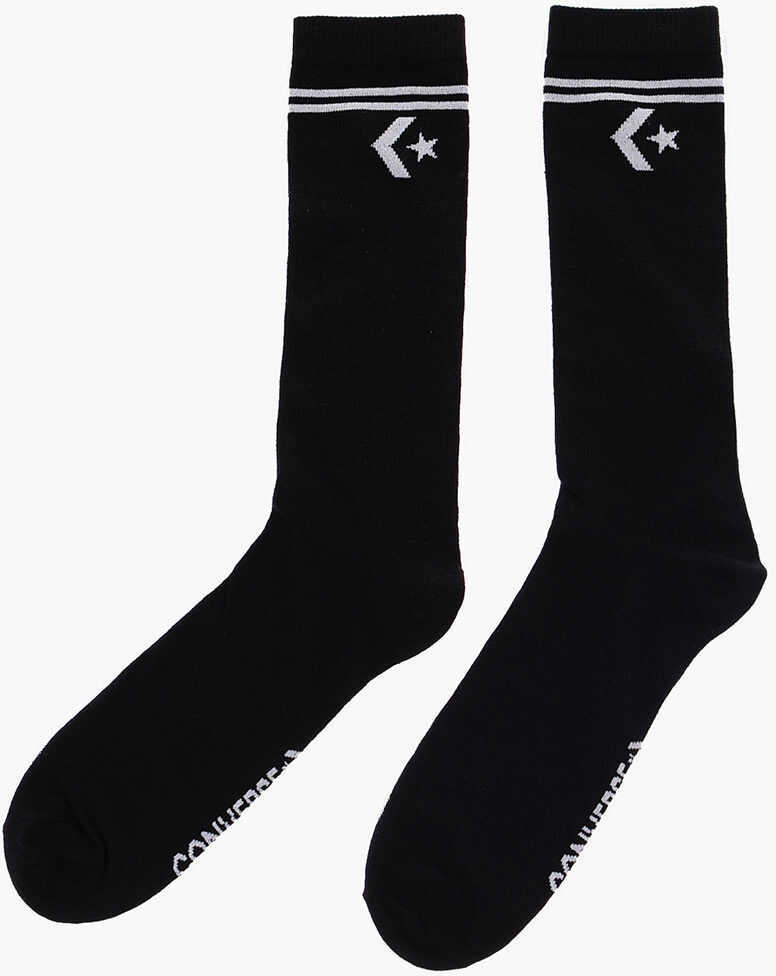 Sosete Converse Ribbed 2 Pairs Of Socks Set Black Fete (BM 9358481) 2