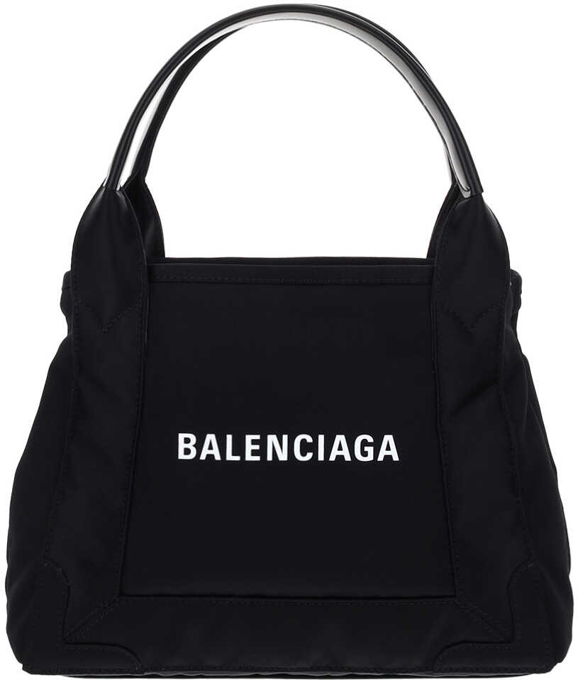 Balenciaga Cabas Handbag BLACK/L WHITE image