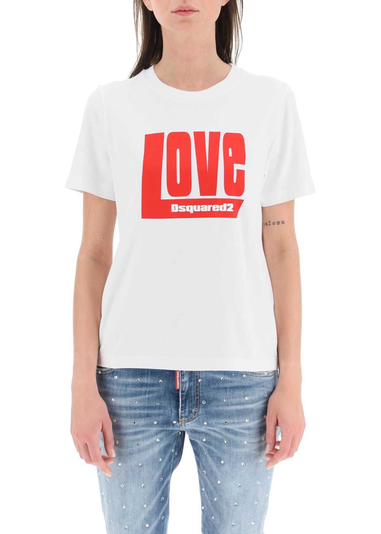 DSQUARED2 D2 Love Toy T-Shirt WHITE image0