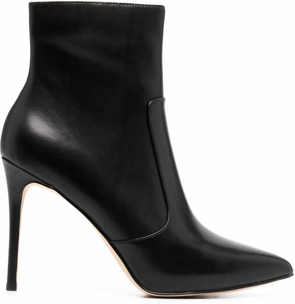 Michael Kors Leather Ankle Boots BLACK