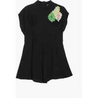 Rochii Sleeveless Flared Dress With Sequin Detail Fete