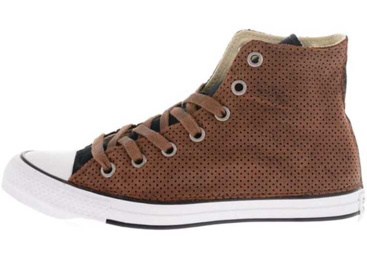 Sneakers Converse All Star Chuck Taylor Perforated Faux Leather High Sneakers Brown Barbati (BM 9362690) 2