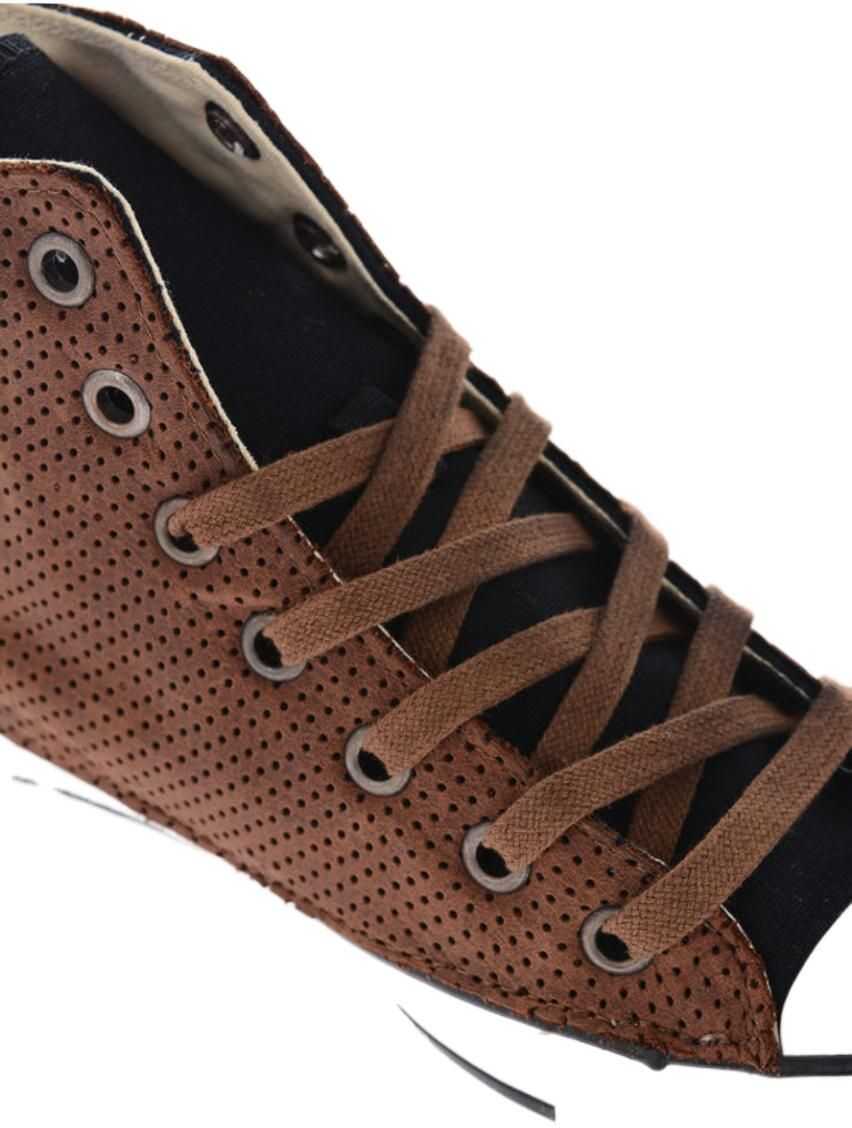 Sneakers Converse All Star Chuck Taylor Perforated Faux Leather High Sneakers Brown Barbati (BM 9362690) 4